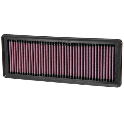 K&N 33-2487 Performance Air Filter for 2012-19 Fiat 500 / 13-14 500 Abarth 1.4L