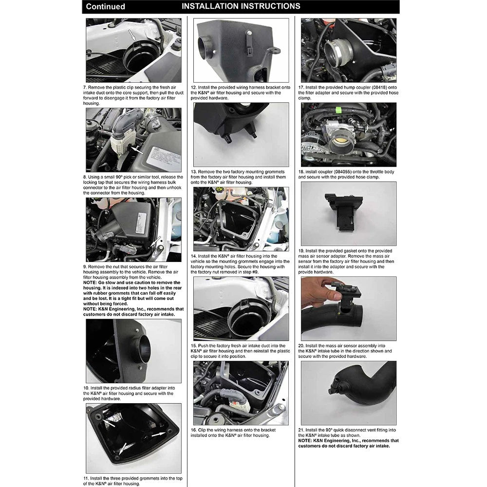 K&N 19-20 Chevrolet Silverado V6 4.3L AirCharger Performance Intake | Chevrolet Silverado (19-20) (63-3117)