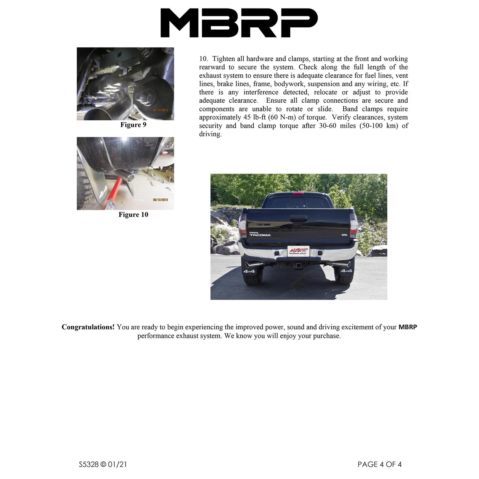 MBRP 2.5in. T409 Dual Split Side Cat-Back Exhaust | Toyota Tacoma (05-13) 4.0L EC/CC (S5328409)