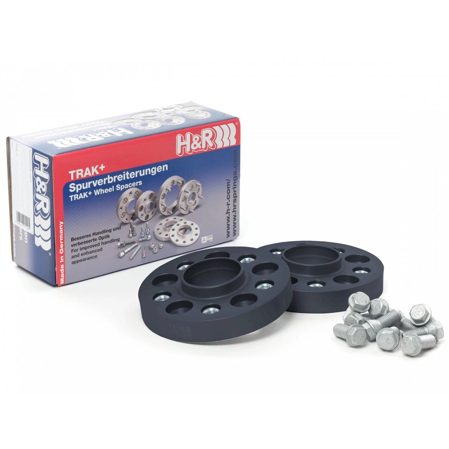 H&R 30mm DRA Wheel Spacers 5x112 Pattern | Trak+ (6055664SW)