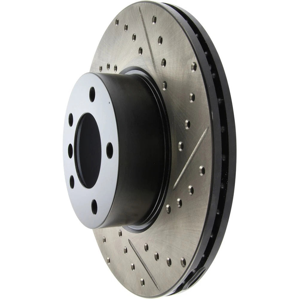 StopTech 127.34108L Front Left Drilled Brake Rotor for 2014-18 328d / 07-16 328i