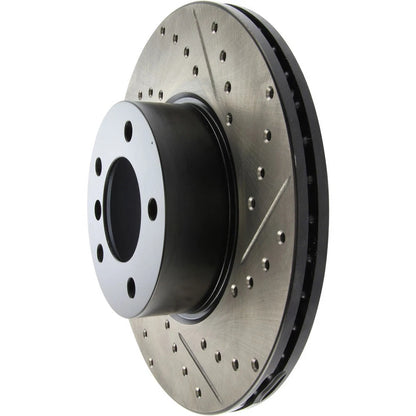 StopTech 127.34108L Front Left Drilled Brake Rotor for 2014-18 328d / 07-16 328i