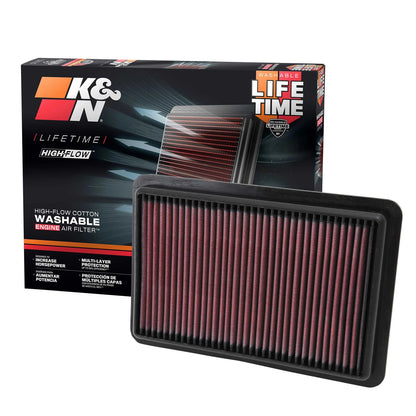 K&N Engineering Replacement Air Filter: Mazda 3 Skyactiv 2012 - 2013 / CX-5 2013 - 2014 / 6 2014
