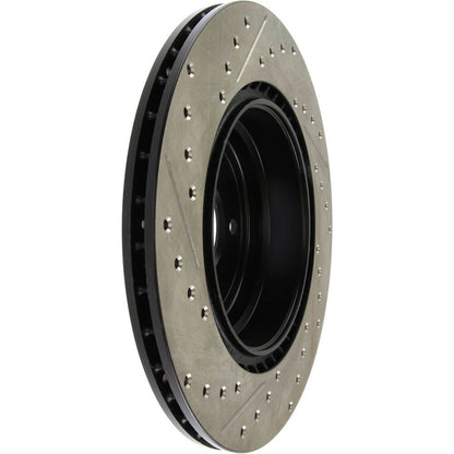 Stoptech Slotted And Drilled Rear Brake Rotor | 2006 BMW 330 and 2007-2009 BMW 335 (127.34080L)