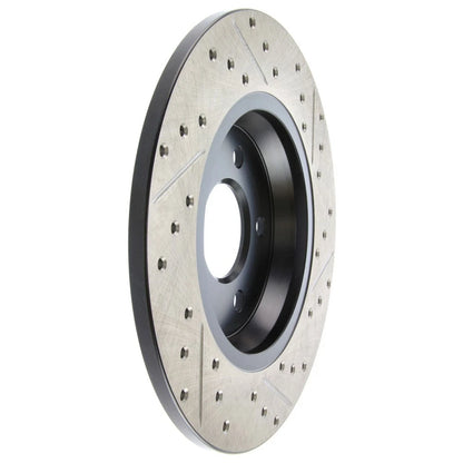 StopTech 127.33127R Rear Right Drilled Disc Brake Rotor for 09-19 A4 / 09-17 Q5