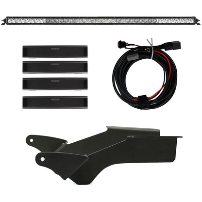 Rigid 46726 SR-Series 40 inch Roof Rack LED Light Bar Black for 2021-2024 Bronco