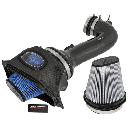 aFe Momentum Carbon Fiber Cold Air Intake | Chevrolet Corvette Z06 V8-6.2L (15-16) (52-74202-C)