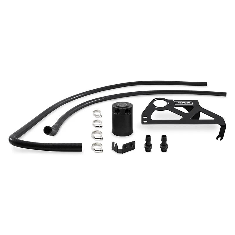Mishimoto Baffled Oil Catch Can | 2012-2018 Jeep Wrangler JK 3.6L (MMBCC-WR6-12PBE2)