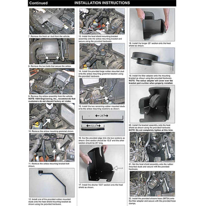 K&N Typhoon Short Ram Intake | Hyundai Sonata / Kia Optima (11-15) (69-5301TTK)