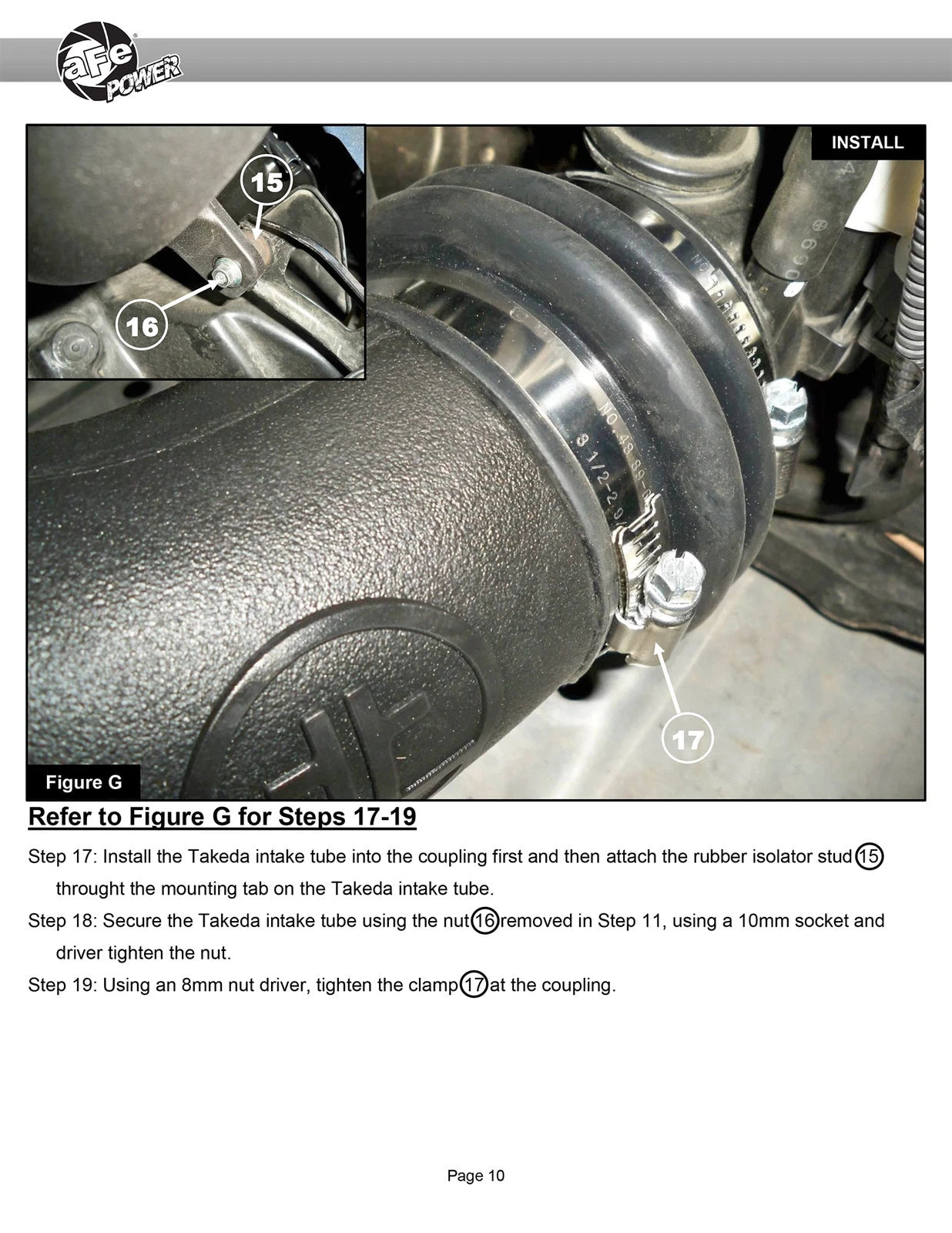 aFe 6" Takeda Intake System w/ Pro 5R Filter | Subaru Forester 14-18 H4-2.0L (56-70049R)