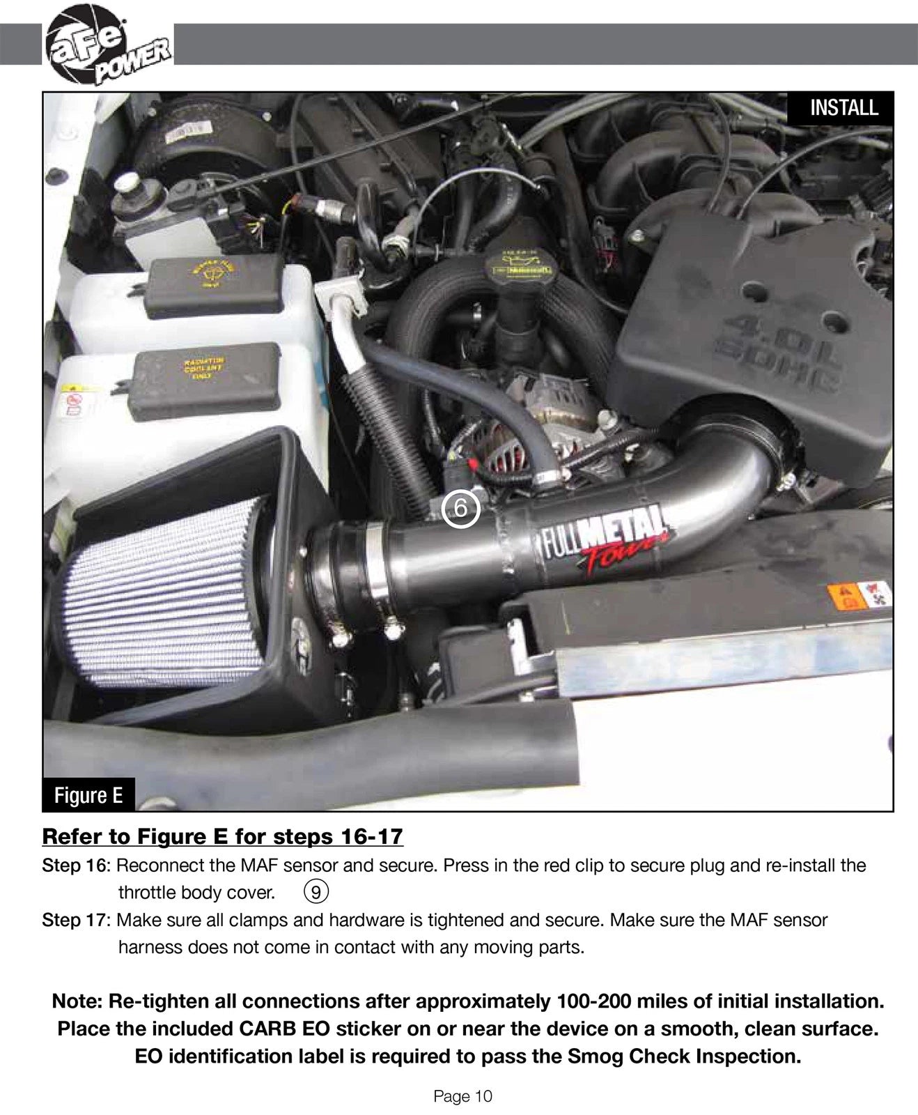 aFe Full Metal Power Stage-2 Cold Air Intake | Ford Ranger V6 4.0L (04-11) (F2-03013)