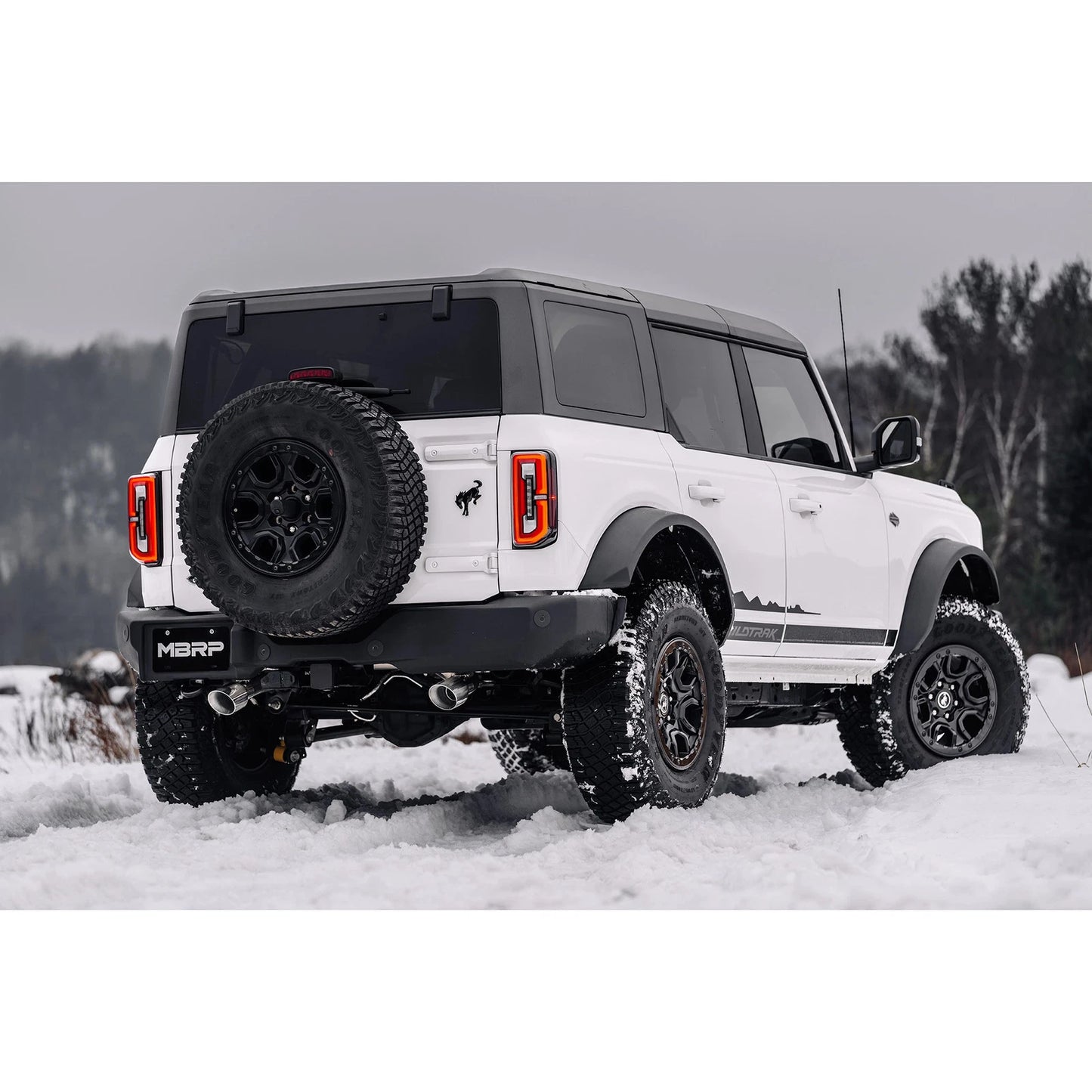 MBRP 3" Armor Pro D&S Dual Rear Exit Catback | Ford Bronco (21-22) (S5241304)