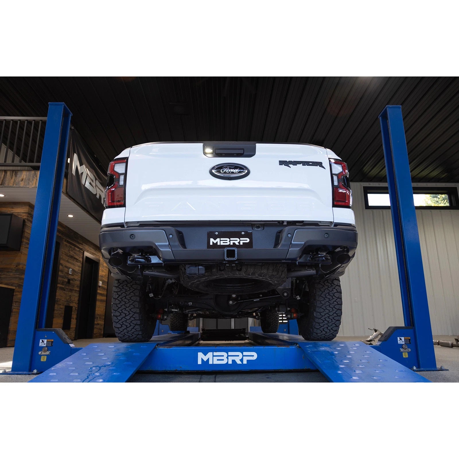 MBRP 3in D&R Axle Back Exhaust | Ford Ranger (22-26) (S5270BLK)