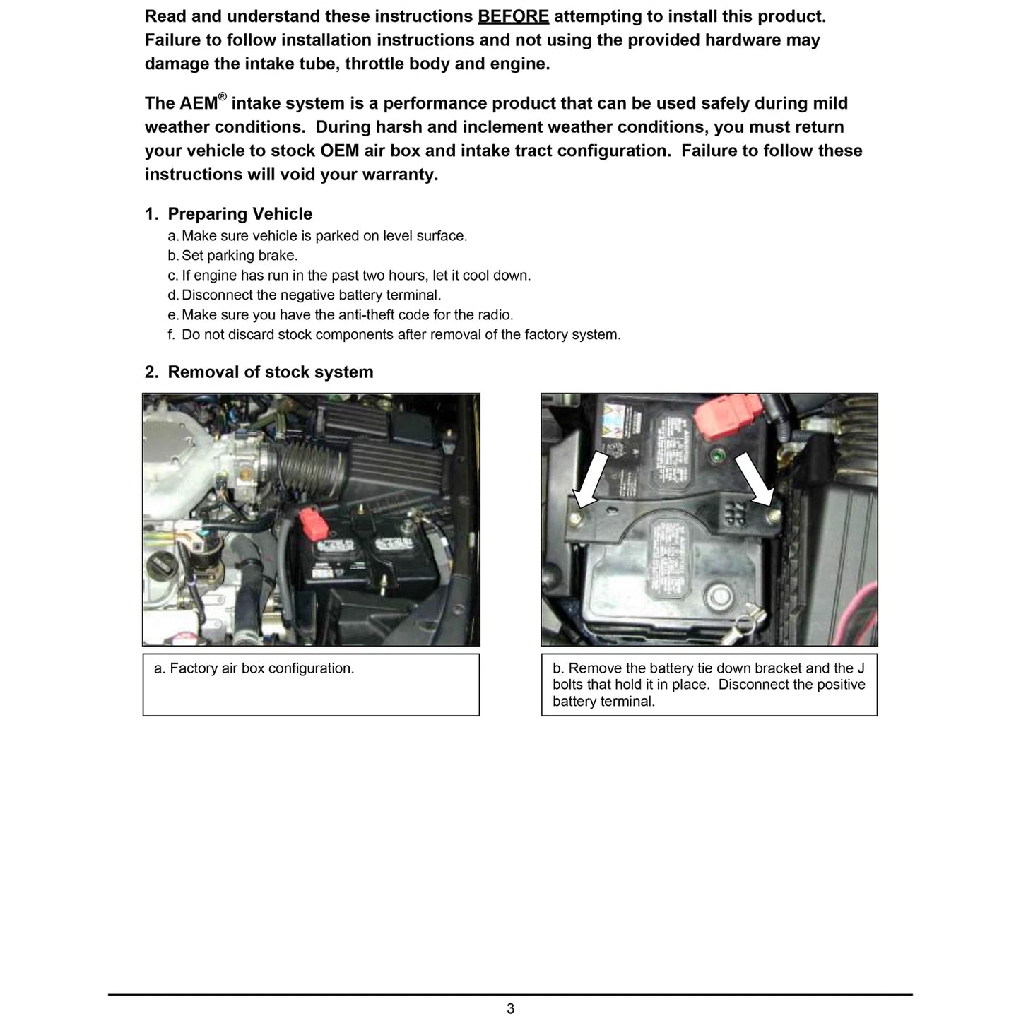 AEM Dual Chamber Air Intake System | Honda Accord V6 (03-05) (24-6110C)
