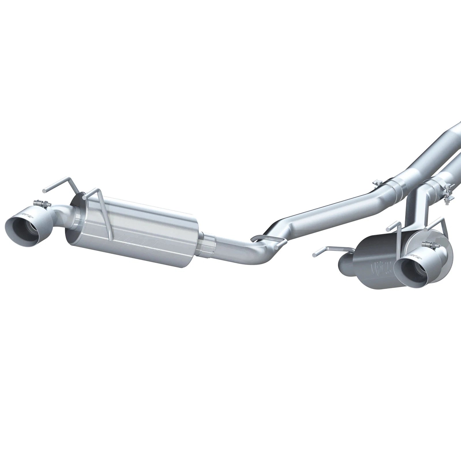 MBRP 2.5in. Dual Cat-Back Exhaust w/ Dual Round Tips | Chevrolet Camaro V6 3.6L (10) (S7020409)