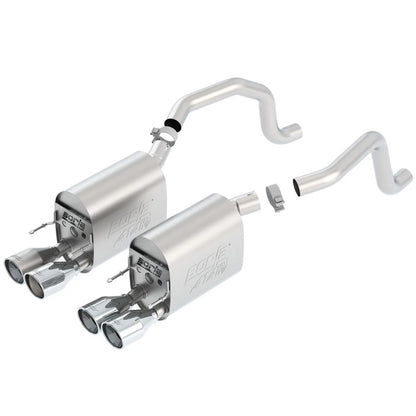 Borla Axle-Back Exhaust System - ATAK | 2009-2013 Chevrolet Corvette 6.2L (11812)