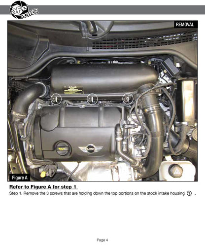 aFe MagnumFORCE Stage-2 Pro Dry S Intake | Mini Cooper Countryman S 1.6L Turbo (10-15) (51-12712)