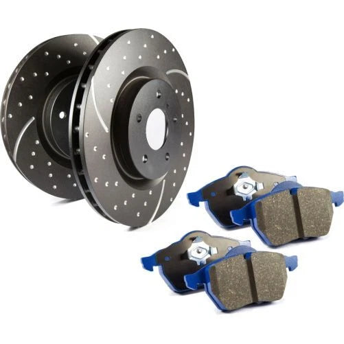 EBC S6KF1073 Disc Brake Kit Front S6 Kits Bluestuff & GD Rotor For Corvette