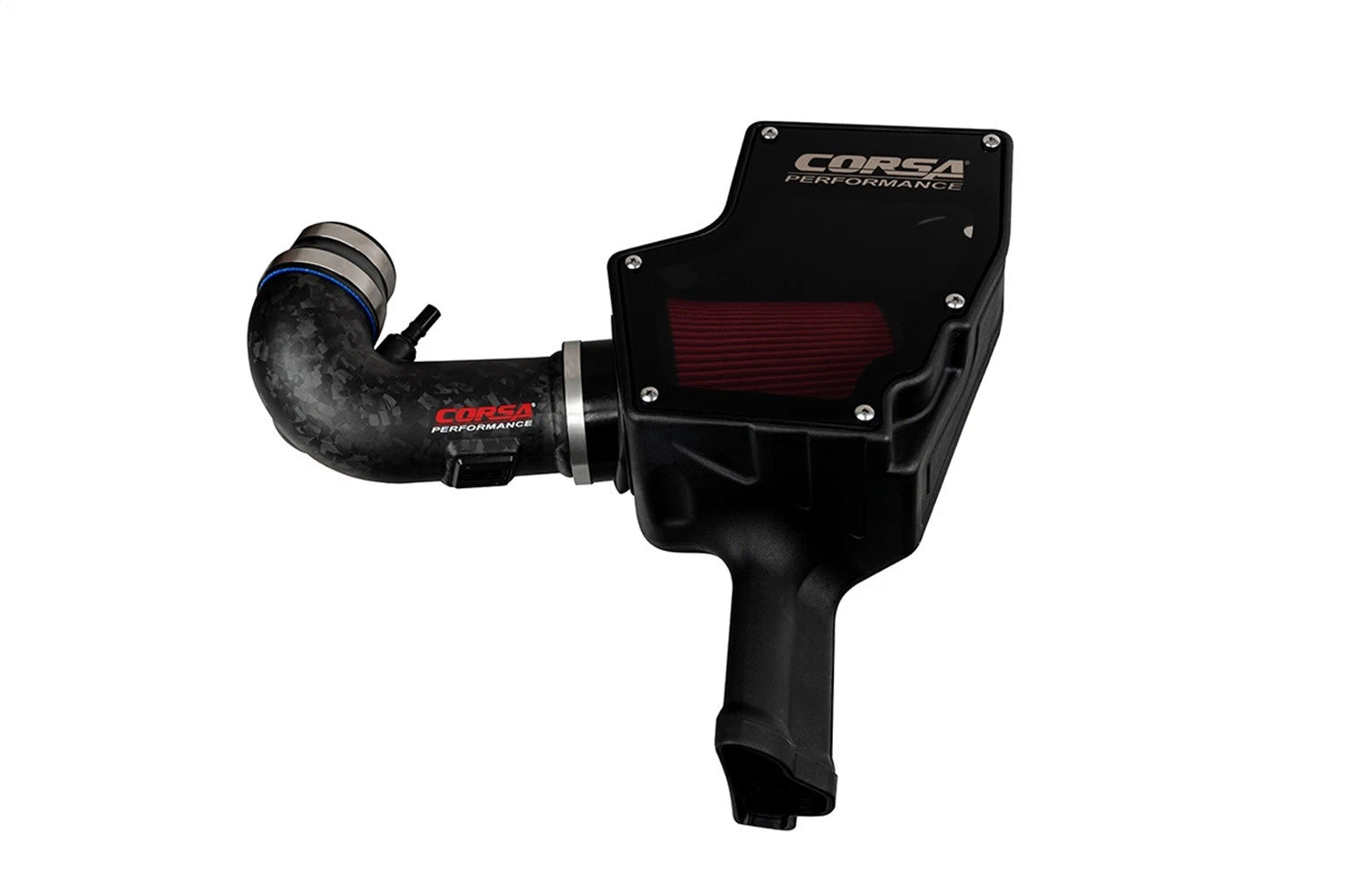 CORSA Forged Carbon Fiber/Plastic Closed Box Air Intake | Ford Mustang GT (44007, 419850)