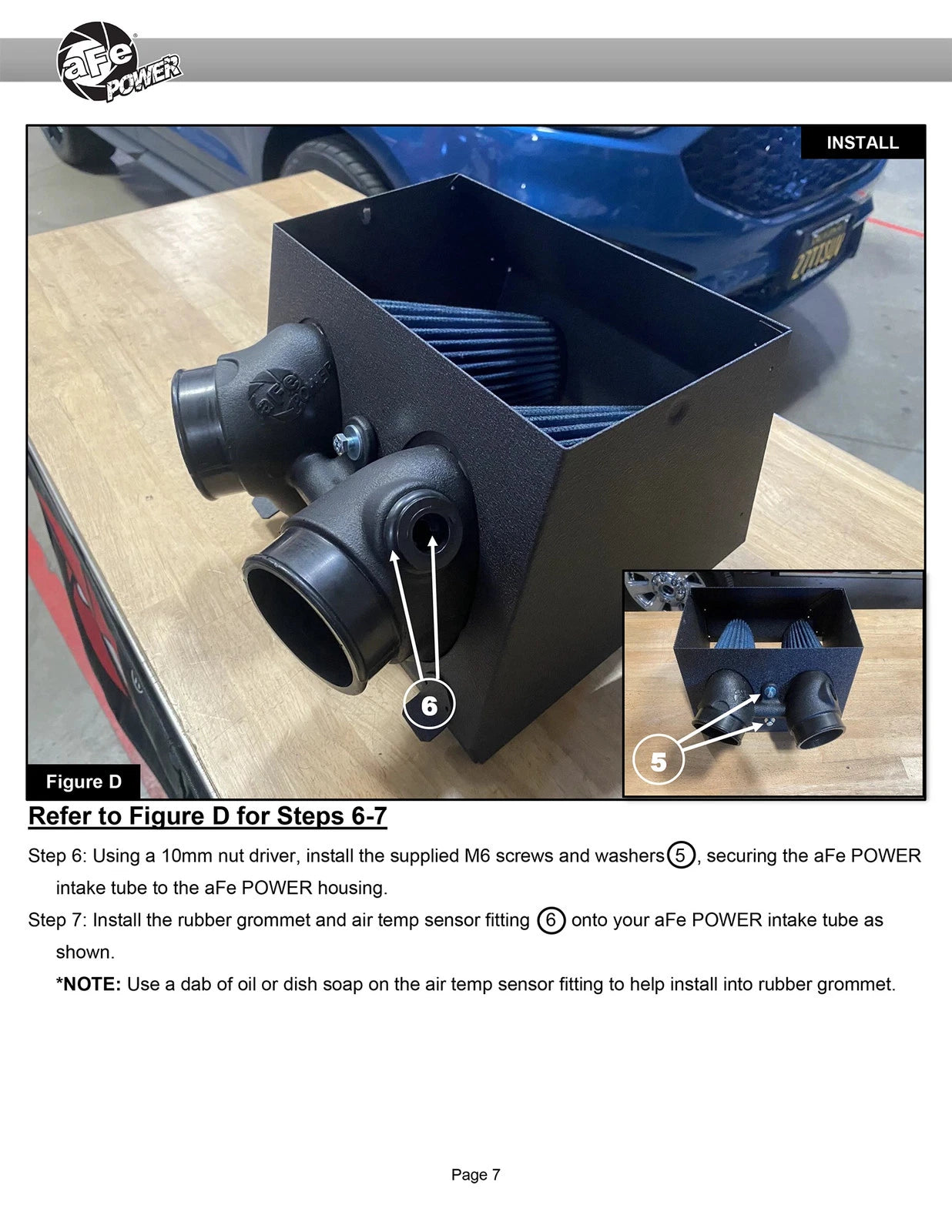aFe Rapid Induction Cold Air Intake w/ Pro 5R Filter | Ford Edge V6 2.7L (19-20) (52-10003R)