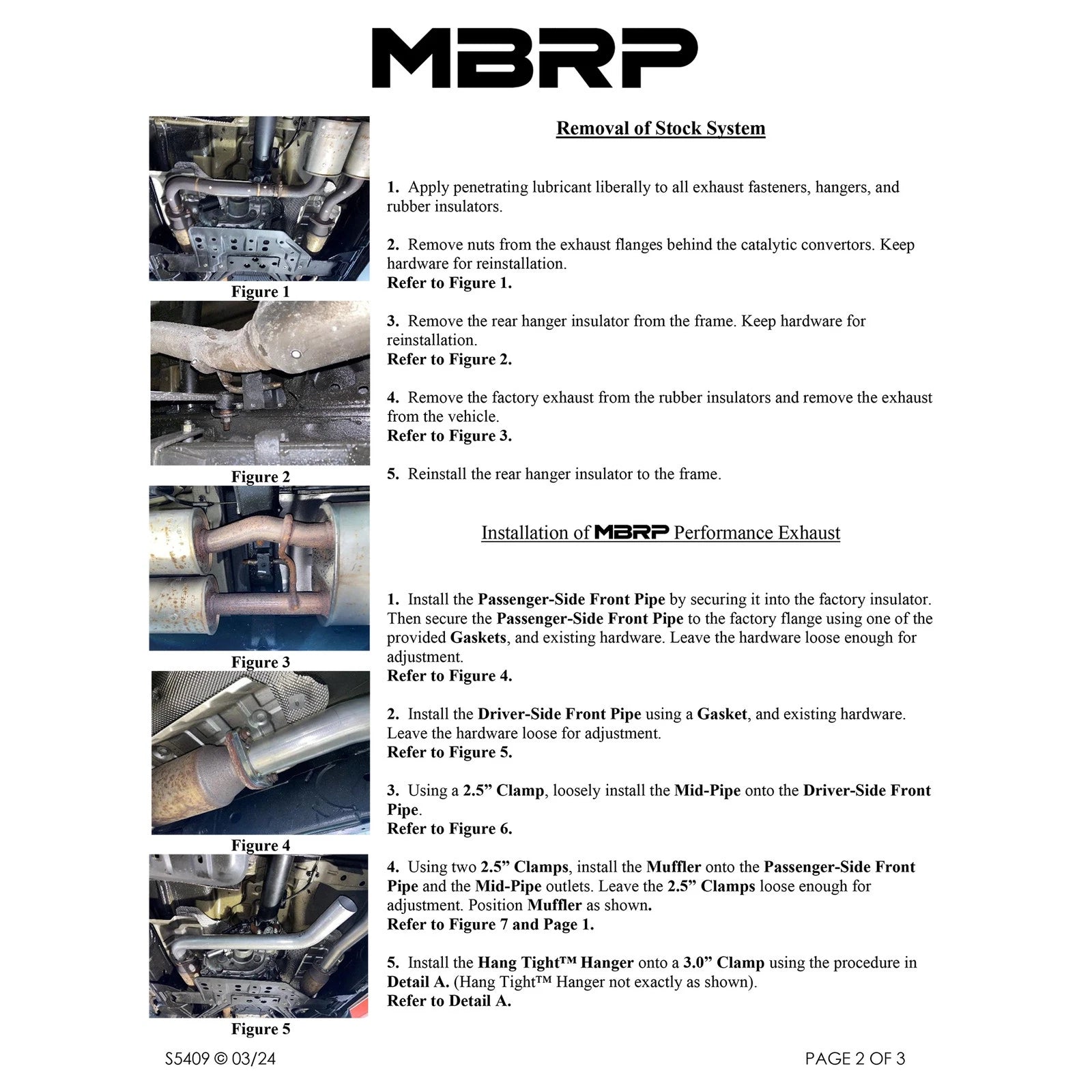 MBRP 3in Tip 3in Cat Back Turndown Exit Street Profile | Nissan Frontier (22-23) 3.8L (S5409AL)