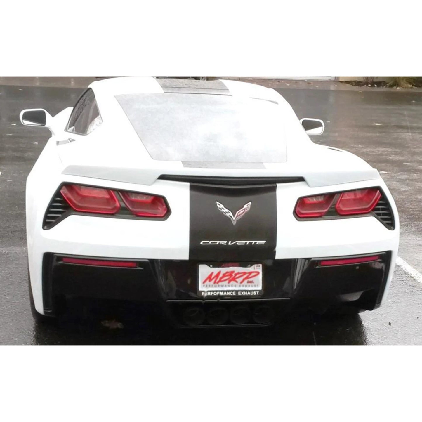 MBRP Stainless Steel 3" Axle-Back w/ Quad Tips | 2014 - 2019 Chevrolet Corvette (S7030)