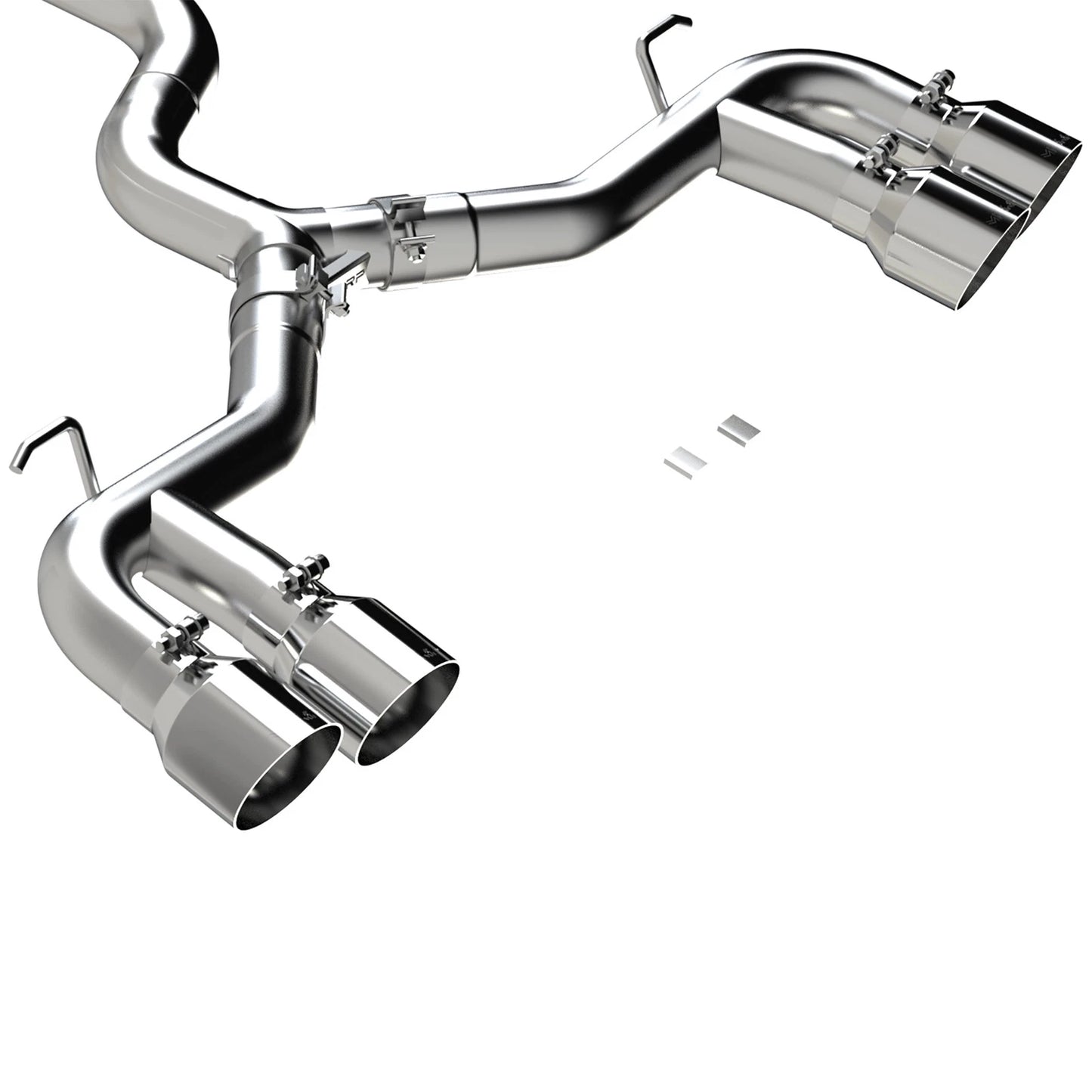 MBRP 3in Cat-Back Quad Tip Exhaust | VW Golf R Mk8 (22+) (S46123CF)