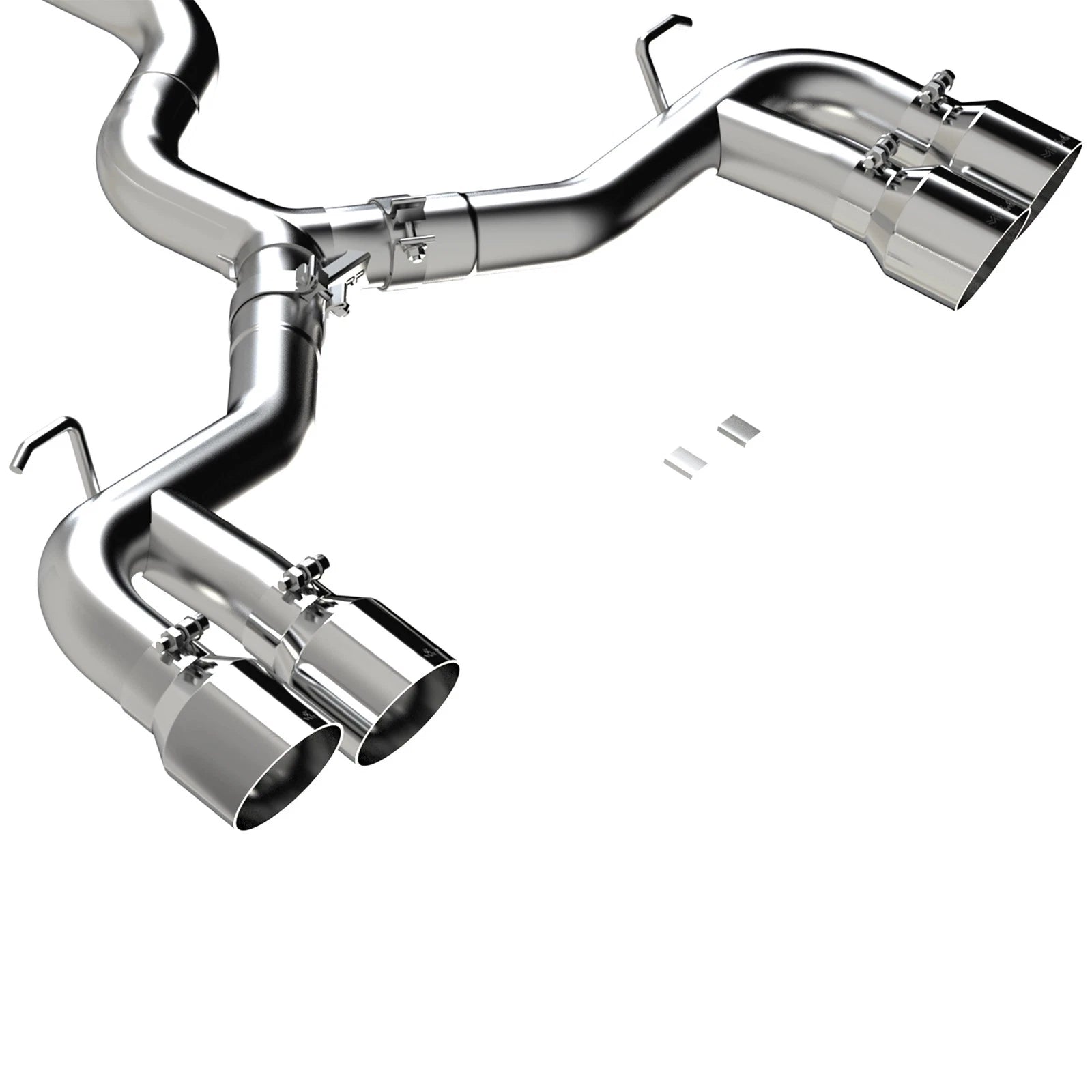 MBRP 3in Cat-Back Quad Tip Exhaust | VW Golf R Mk8 (22+) (S46123CF)