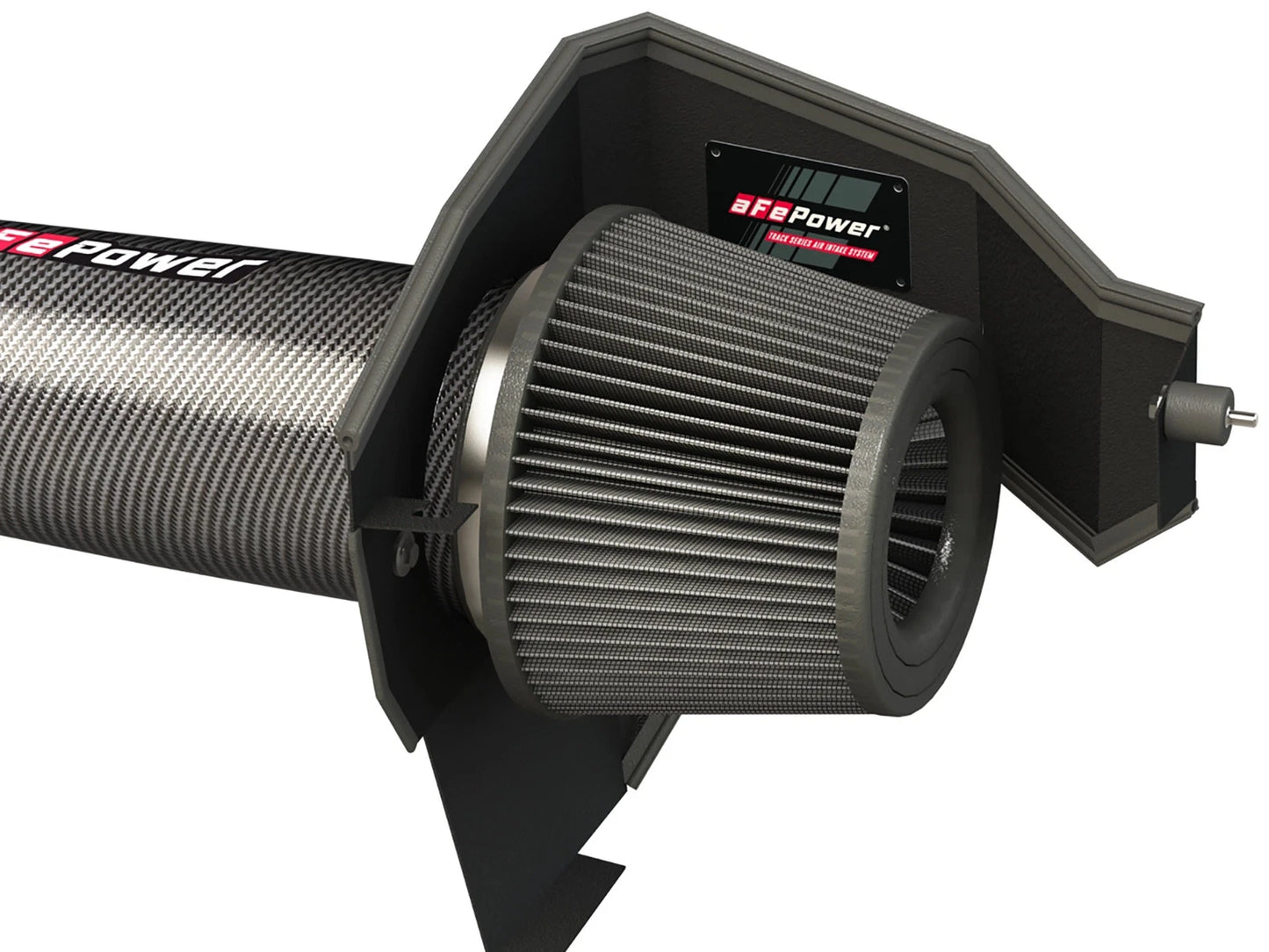 aFe Track Series CF Stage 2 Intake w/ Pro Dry S | Dodge Challenger V8 (11-18) (51-12162-C)