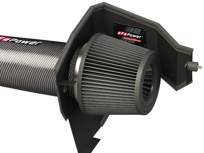aFe Track Series CF Stage 2 Intake w/ Pro Dry S | Dodge Challenger V8 (11-18) (51-12162-C)