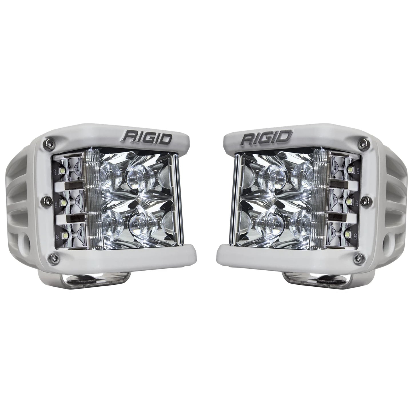 Rigid D-SS Pro Side Shooter Light | Spot / White Housing / Pair (RIG862213)