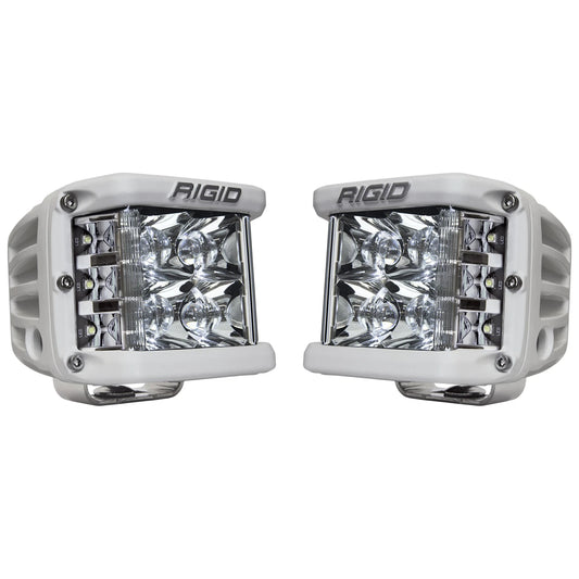 Rigid D-SS Pro Side Shooter Light | Spot / White Housing / Pair (RIG862213)