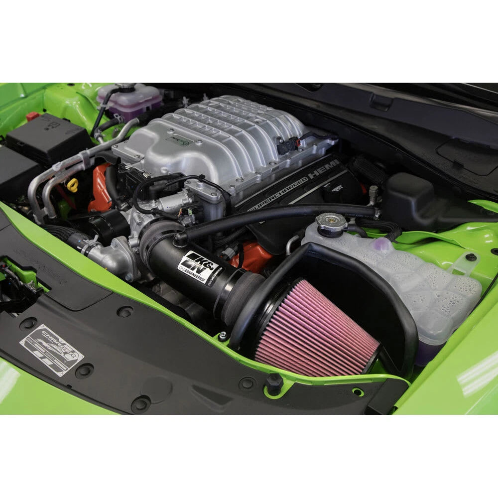 K&N 2017 Dodge Challenger Hellcat V8-6.2L F/I Typhoon Air Intake | Dodge Challenger Hellcat (17) (69-2553TTK)