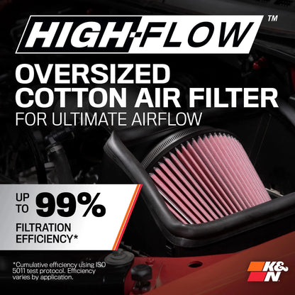 K&N Performance Air Intake System | Ford F-150 (18-24) 3.3L V6 (77-2619KC)
