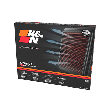 K&N 33-5128 High Flow Performance Air Filter for 2022-2026 Cadillac CT5 6.2L V8