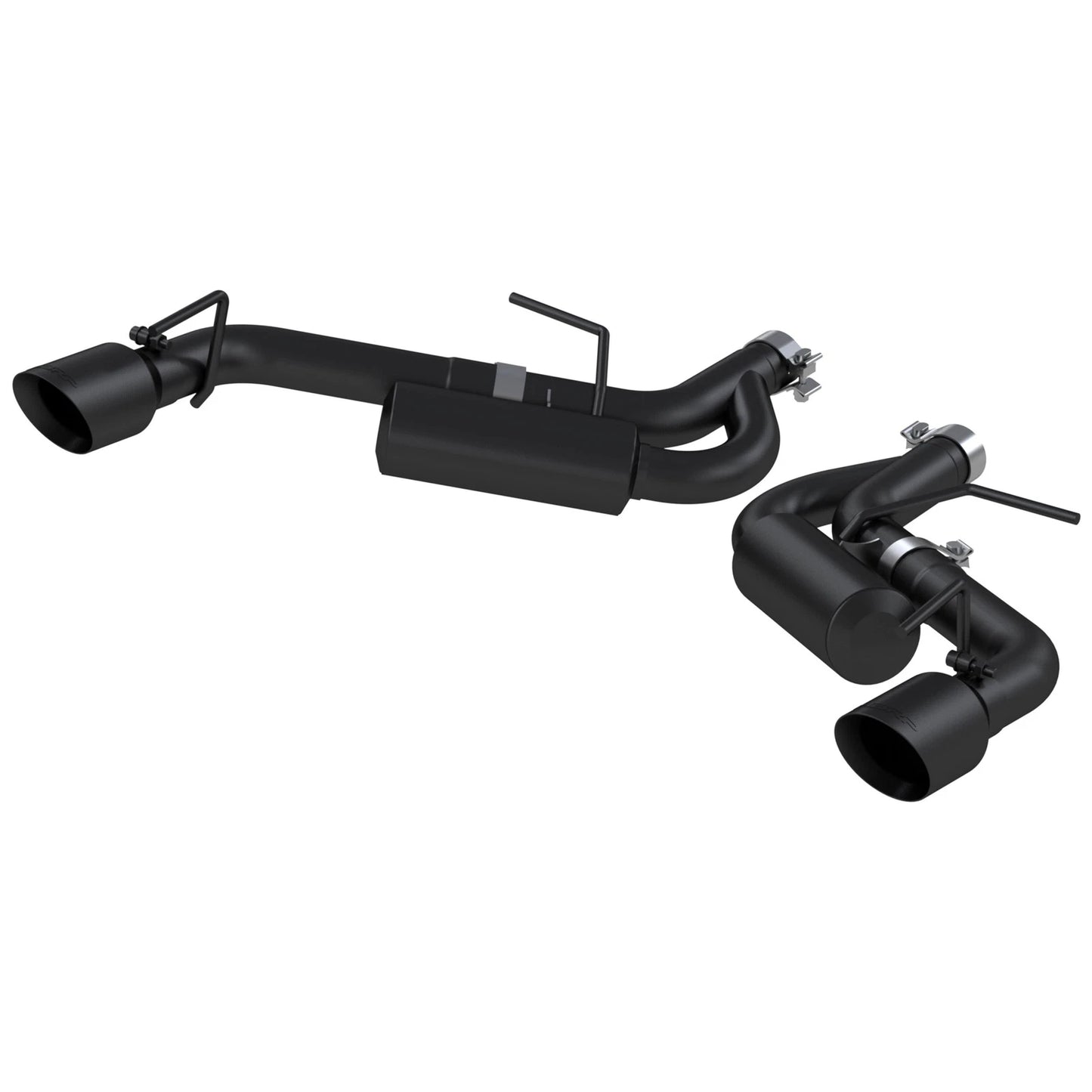 MBRP 3in Dual Rear Exit Axle Back w/ 4.5in OD Tips - BLK | Chevrolet Camaro SS (16-19) (S7034BLK)