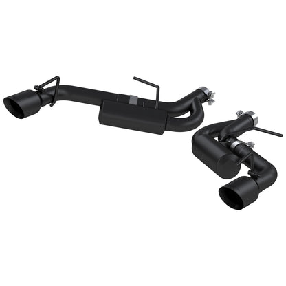 MBRP 3in Dual Rear Exit Axle Back w/ 4.5in OD Tips - BLK | Chevrolet Camaro SS (16-19) (S7034BLK)
