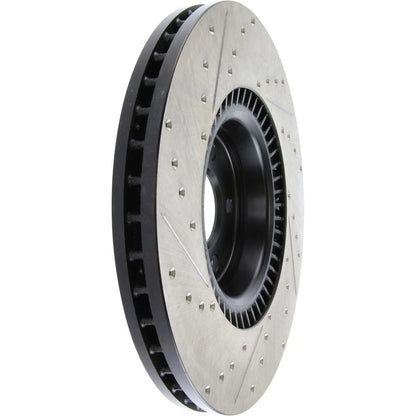 StopTech 127.33134L Front Left Drilled Disc Brake Rotor for 12-19 A6 / 11-18 A7