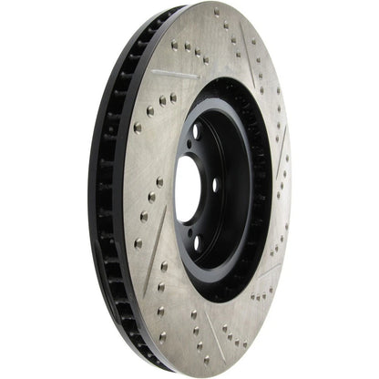 StopTech 127.44104R Front Right Drilled Slotted Disc Brake Rotor for 93-98 Supra