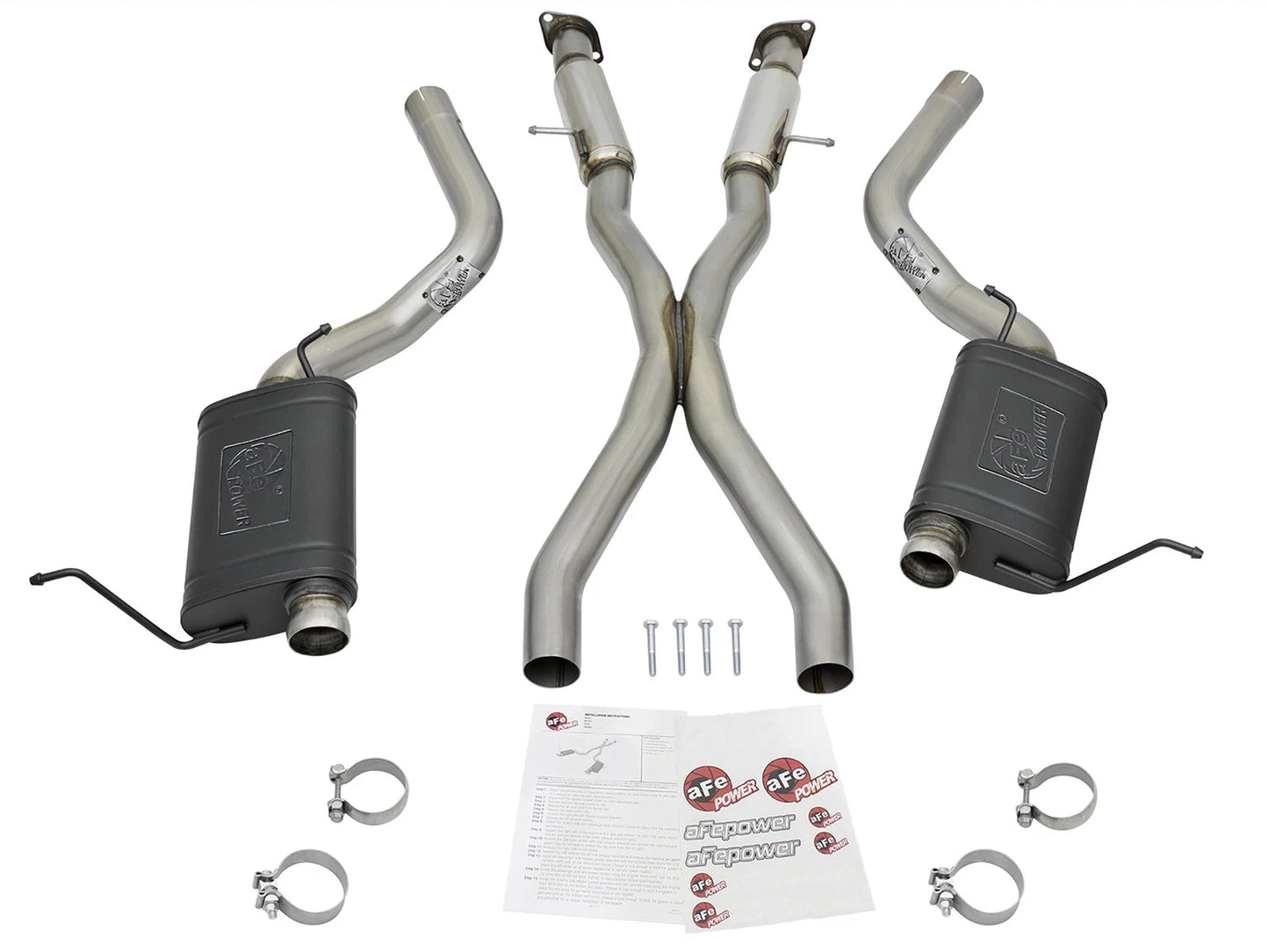 aFe 3in SS Cat-Back Exhaust w/ Resonator | Jeep WK2 SRT8/Trackhawk (12-21) (49-38059)