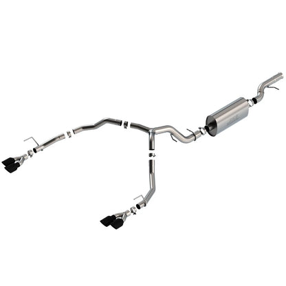 Borla Black Chrome T-304 SS Touring Cat-Back Exhaust | Chevrolet Tahoe (21-22) 6.2L V8 2/4WD (140858BC)
