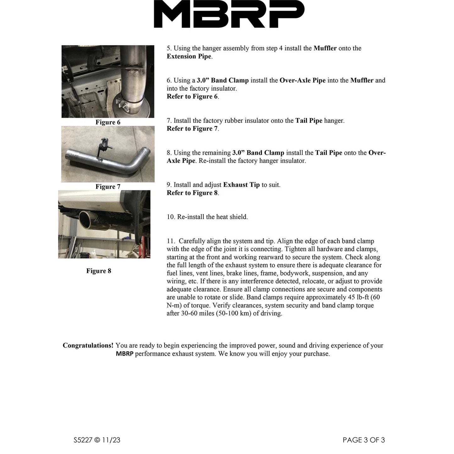 MBRP 3in AL Cat-Back Single Side Exit w/ 4in OD Tip | Ford Ranger Ecoboost 2.3L (19) (S5227AL)