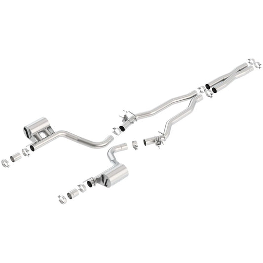 Borla Cat-Back Exhaust System - ATAK | 2015-2020 Dodge Challenger 6.2L (140646)