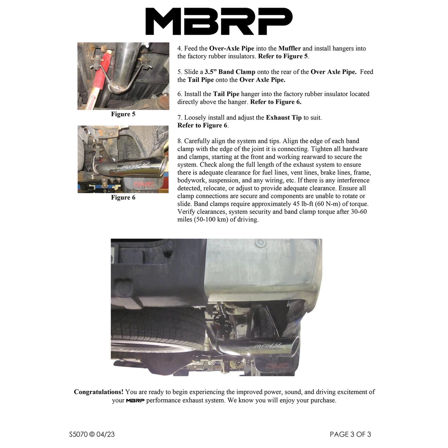 MBRP 3.5in Cat-Back Single Side Exhaust | Chevy Silverado/GMC Sierra 1500 6.2L V8 (11-13) (S5070AL)