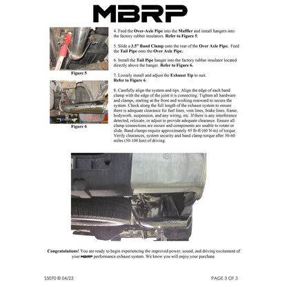 MBRP 3.5in Cat-Back Single Side Exhaust | Chevy Silverado/GMC Sierra 1500 6.2L V8 (11-13) (S5070AL)