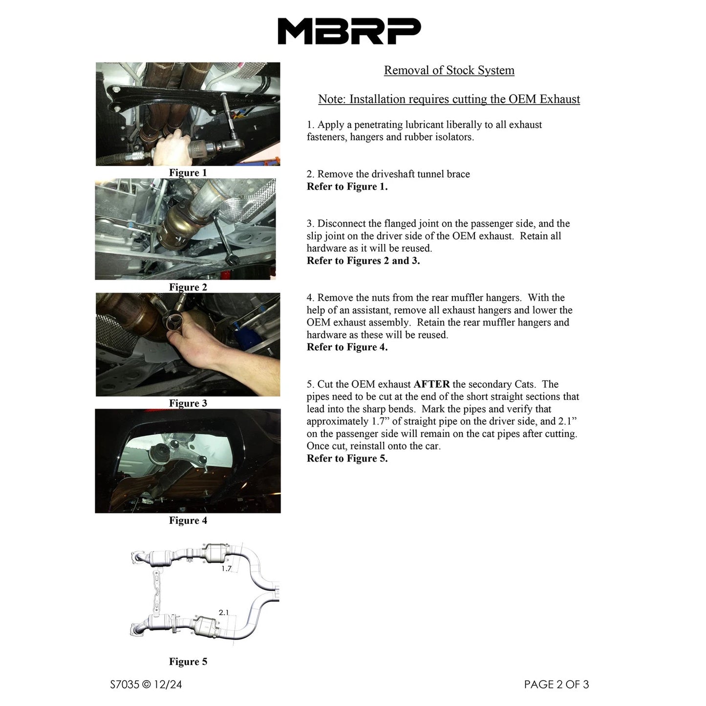 MBRP 3in D& S Dual Cat-Back Exhaust | Camaro SS 16-19 (S7035409)