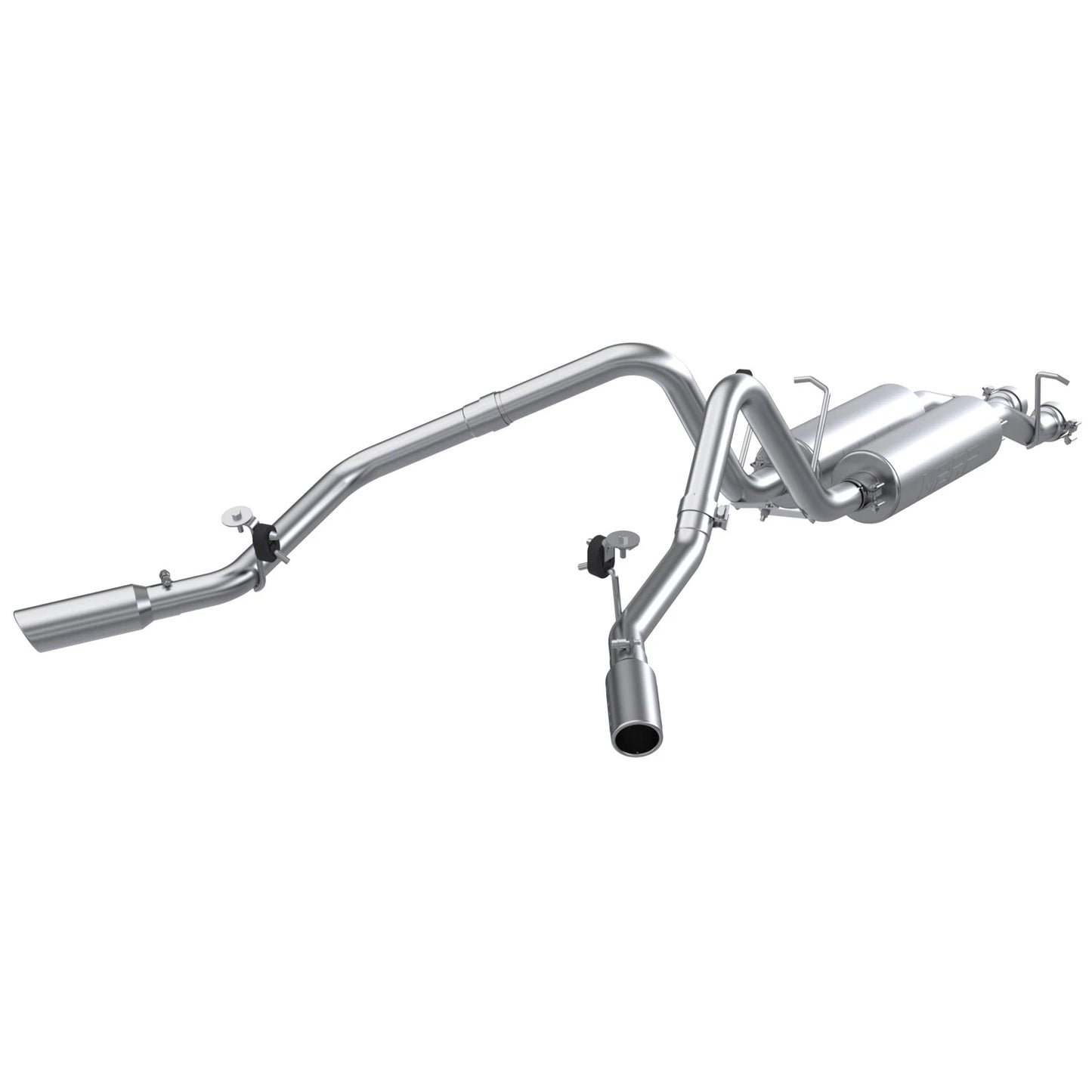 MBRP 2.5in. Dual Split Side Cat-Back Exhaust | Chevrolet/GMC 2500 HD 6.0L CC-SB (03-07) (S5012AL)