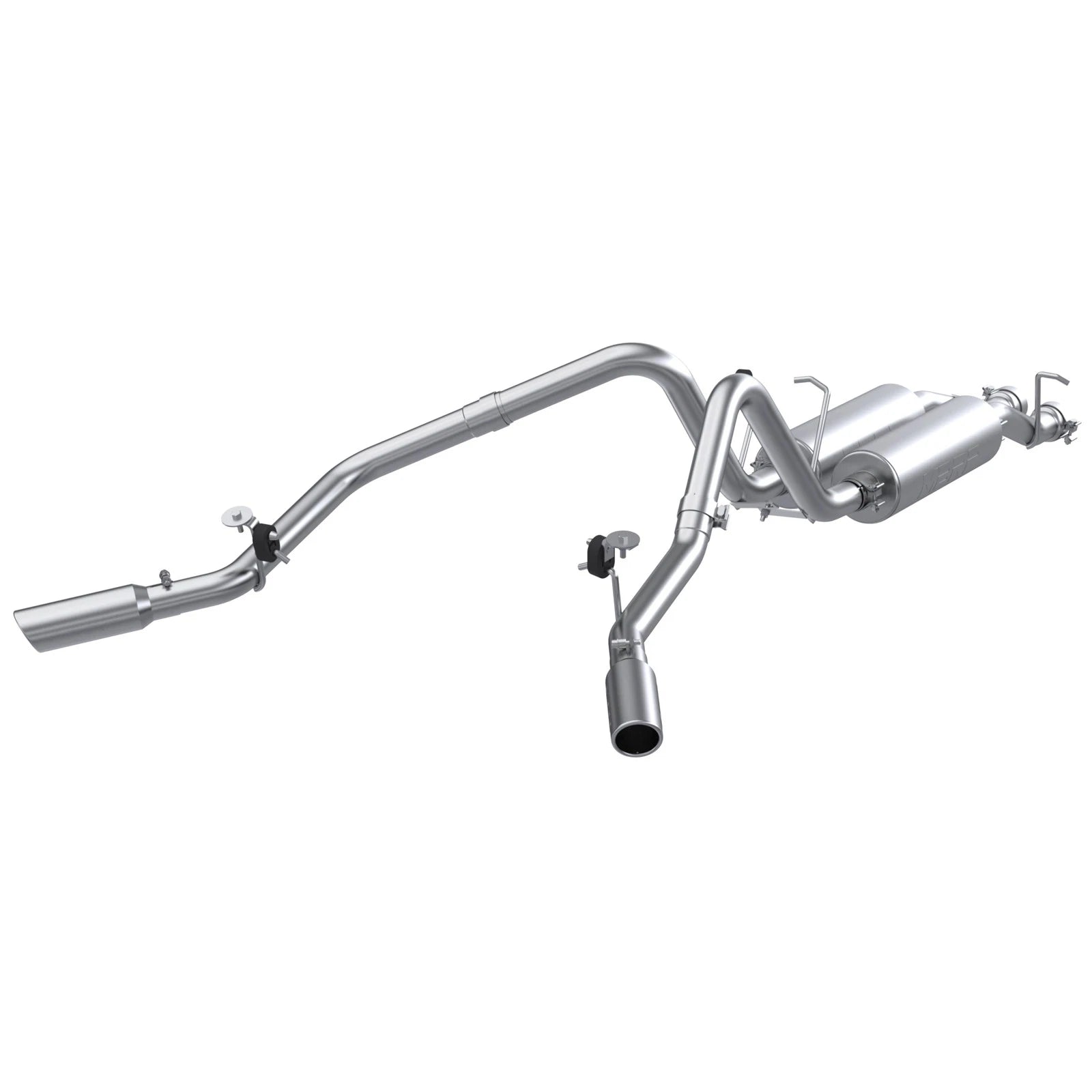 MBRP 2.5in. Dual Split Side Cat-Back Exhaust | Chevrolet/GMC 2500 HD 6.0L CC-SB (03-07) (S5012AL)