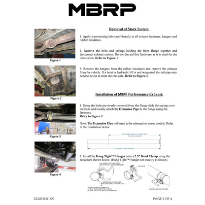 MBRP 2.5in. Dual Split Side Cat-Back Exhaust | Toyota Tacoma 4.0L EC/CC (05-13) (S5328AL)