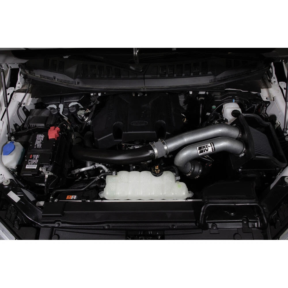 K&N Performance Air Intake System | Ford F-150 (Incl. Raptor) 2.7L/3.5L V6 (30-2617KC)